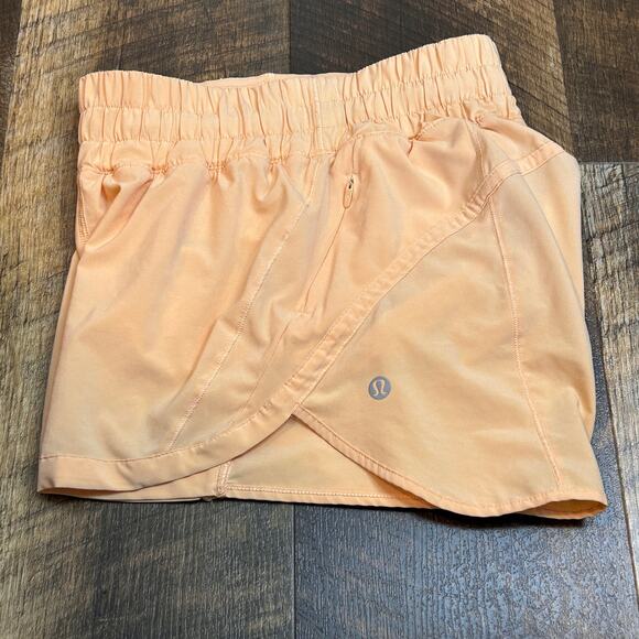 Lululemon Athletica Pants - Lululemon 3” Running Shorts Size 2 Light Melon color